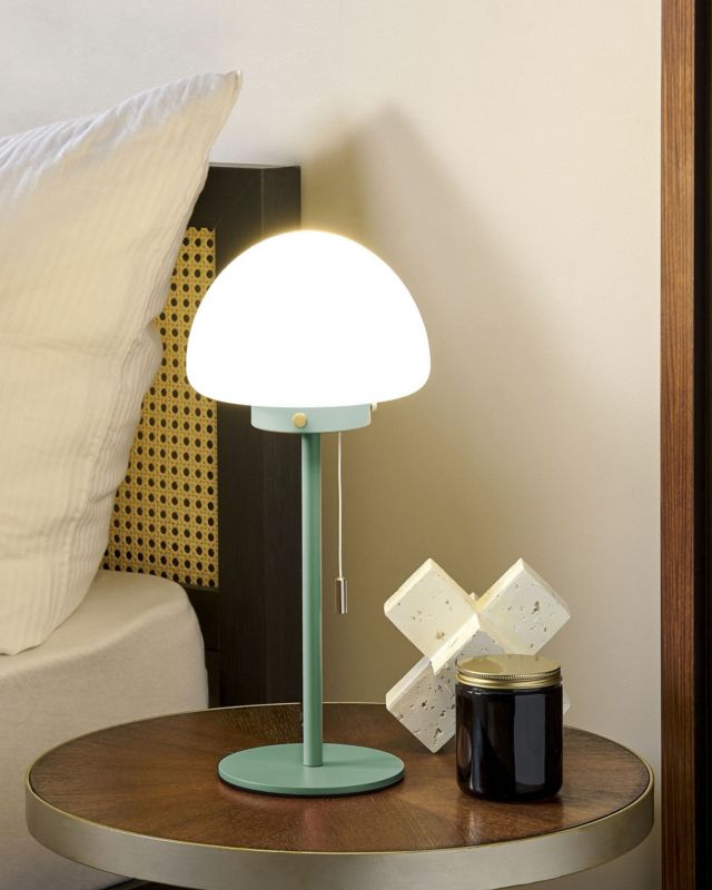 Lampa stołowa Moruga Metal Zielony 1 szt.