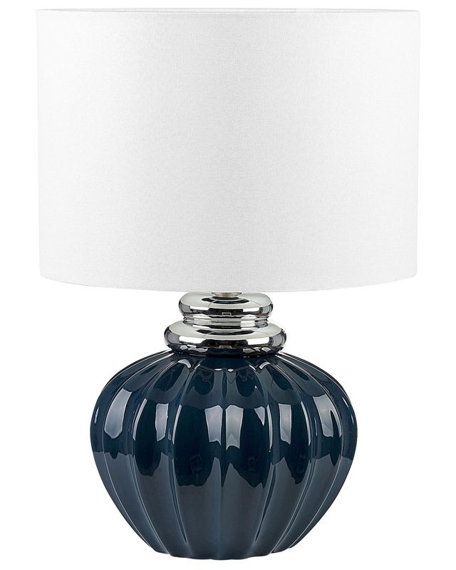 Lampa stołowa Neris Ceramika Ciemnoniebieski 1szt.