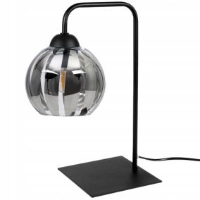 Lampa stołowa nocna biurkowa Light Home Eliza 1x E27 60W czarny/szary 1szt.