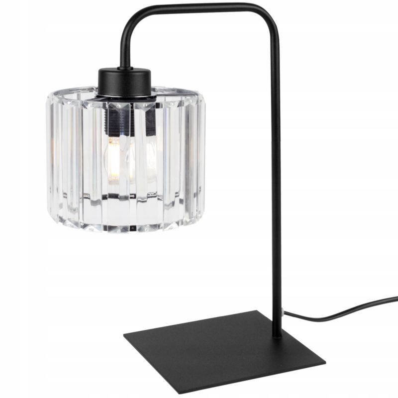 Lampa stołowa nocna Light Home Holdi 1x E27 60W klosz szklany bezbarwny 1szt.