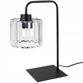 Lampa stołowa nocna Light Home Holdi 1x E27 60W klosz szklany bezbarwny 1szt.