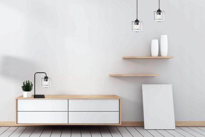 Lampa stołowa nocna Light Home Holdi 1x E27 60W klosz szklany bezbarwny 1szt.