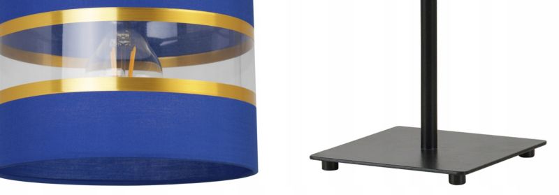 Lampa stołowa nocna Light Home LH Elegance Gia 1x E27 60W niebieski 1szt.