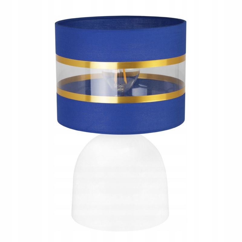 Lampa stołowa nocna Light Home LH Elegance Gold Neli 1x E27 60W niebieski 1szt.