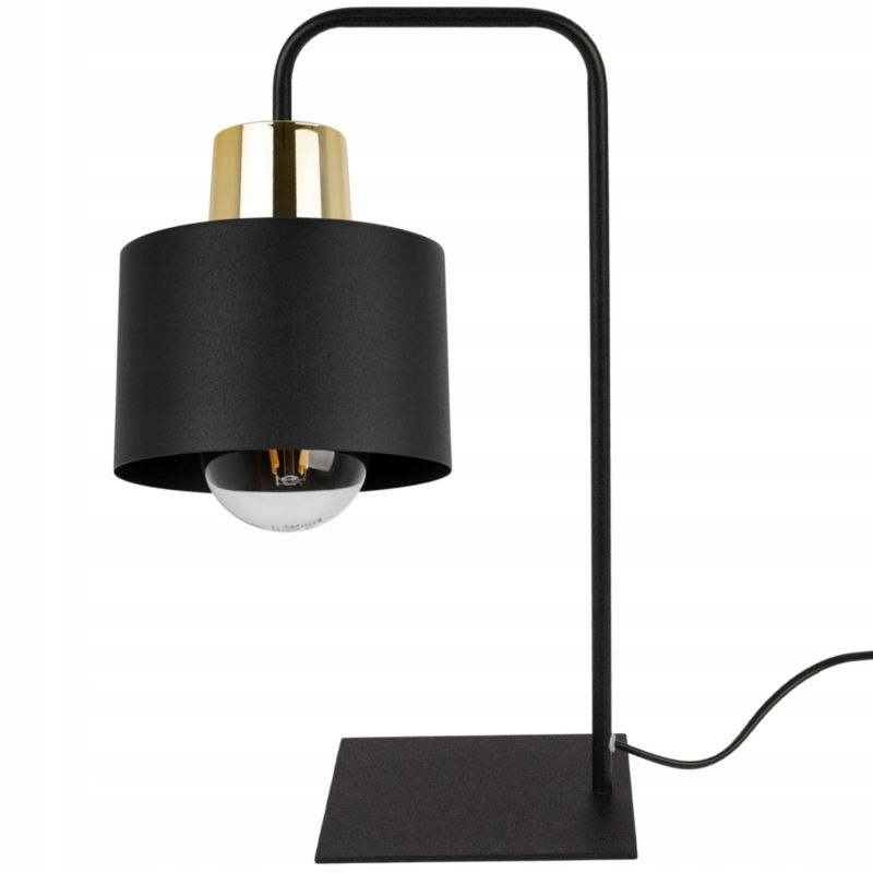 Lampa stołowa nocna Light Home LH Panta 1x E27 60W czarny/złoty 1szt.