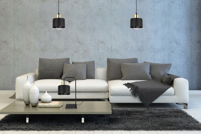 Lampa stołowa nocna Light Home LH Panta 1x E27 60W czarny/złoty 1szt.