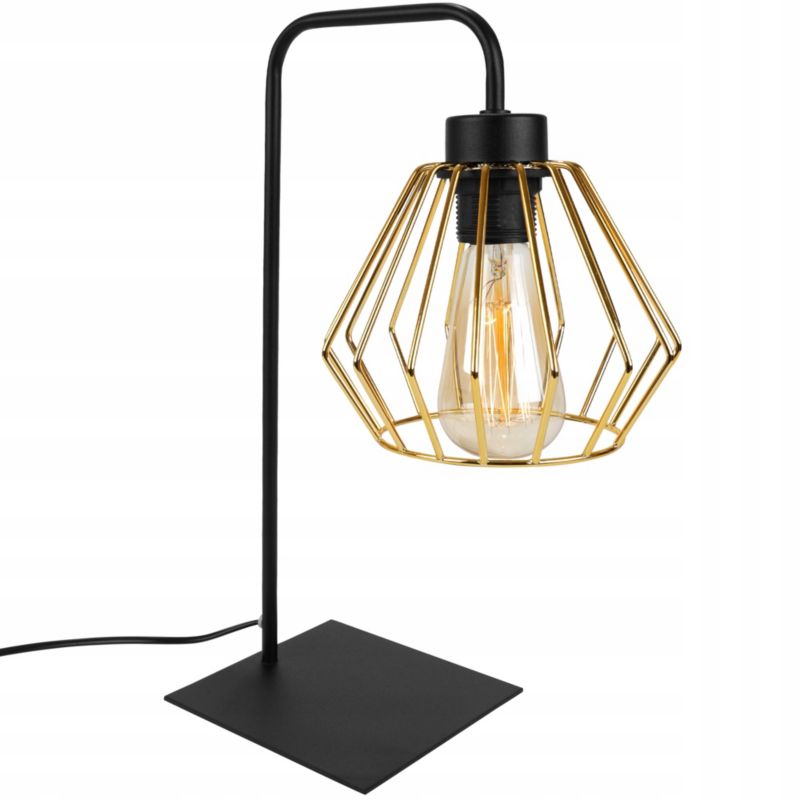 Lampa stołowa nocna Light Home Santos 1x E27 60W złoty 1szt.