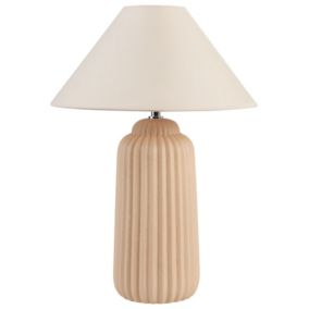 Lampa stołowa Nuria Ceramika Piaskowy 1szt.
