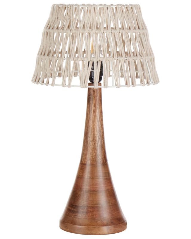 Lampa stołowa Pellejas Bawełna Beżowy 1 szt.