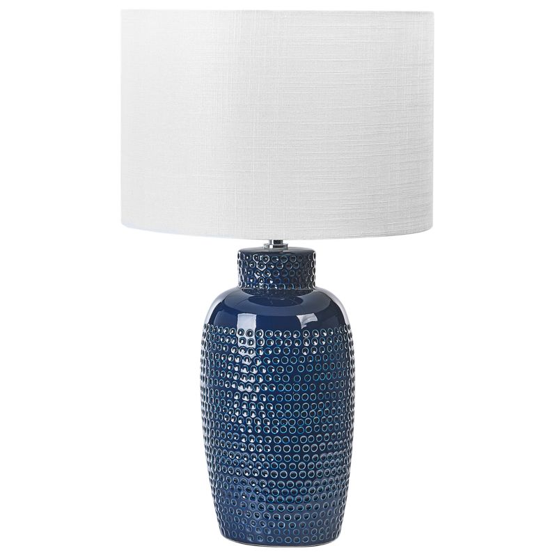 Lampa stołowa Perlis Ceramika Niebieski 1szt.