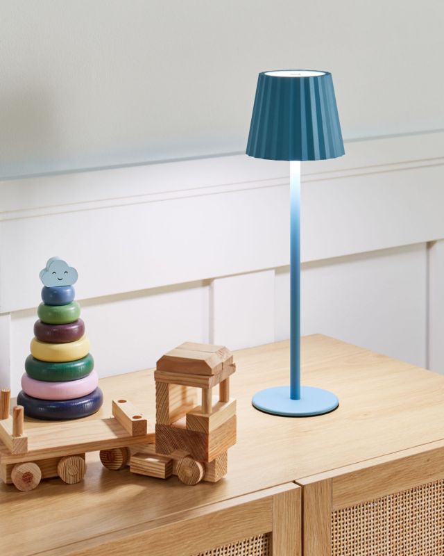 Lampa stołowa Pombeiro Metal Błękitny 1szt.