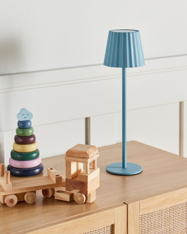 Lampa stołowa Pombeiro Metal Błękitny 1szt.