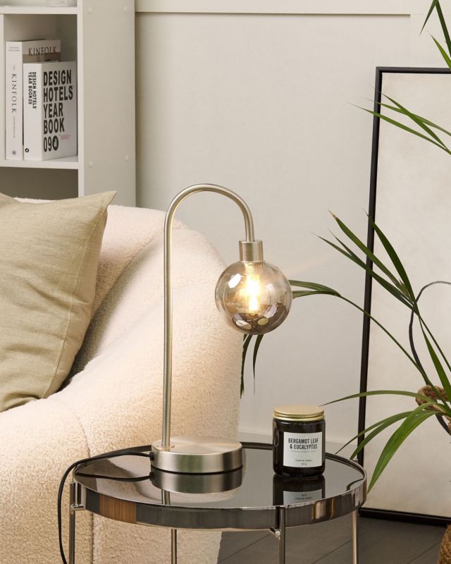 Lampa stołowa Ramis Metal Srebrny 1 szt.