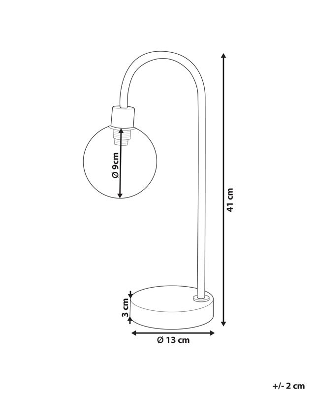 Lampa stołowa Ramis Metal Srebrny 1 szt.