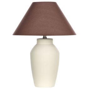 Lampa stołowa Rodeiro Ceramika Jasnobeżowy 1 szt.