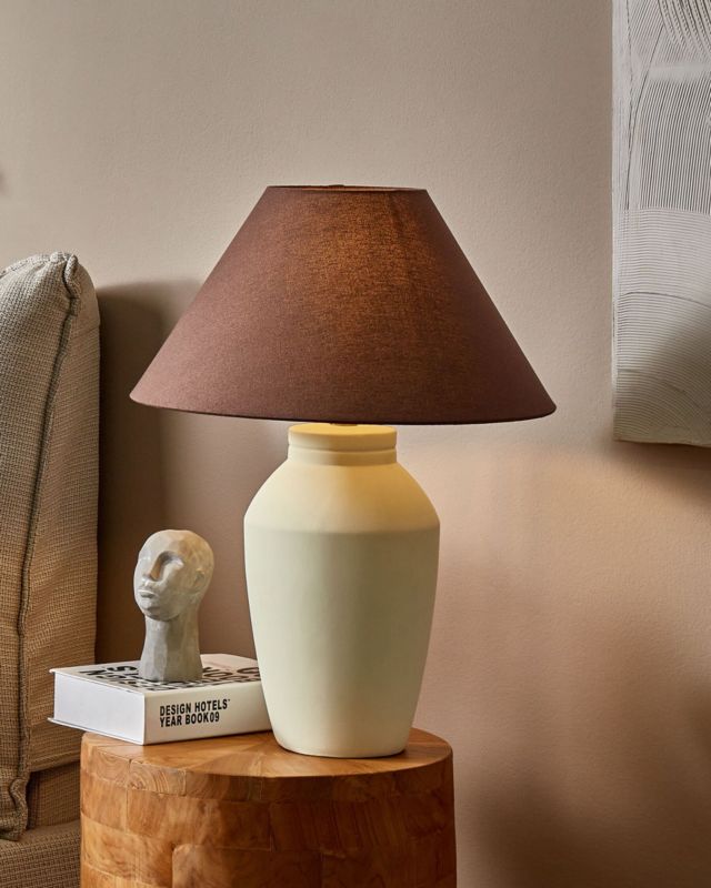 Lampa stołowa Rodeiro Ceramika Jasnobeżowy 1 szt.