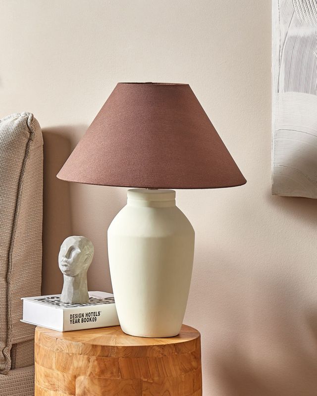 Lampa stołowa Rodeiro Ceramika Jasnobeżowy 1 szt.