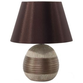 Lampa stołowa Sado Brązowy 1 szt.