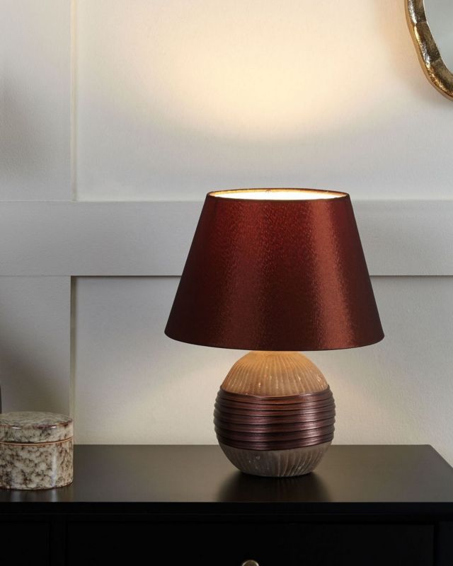 Lampa stołowa Sado Brązowy 1 szt.
