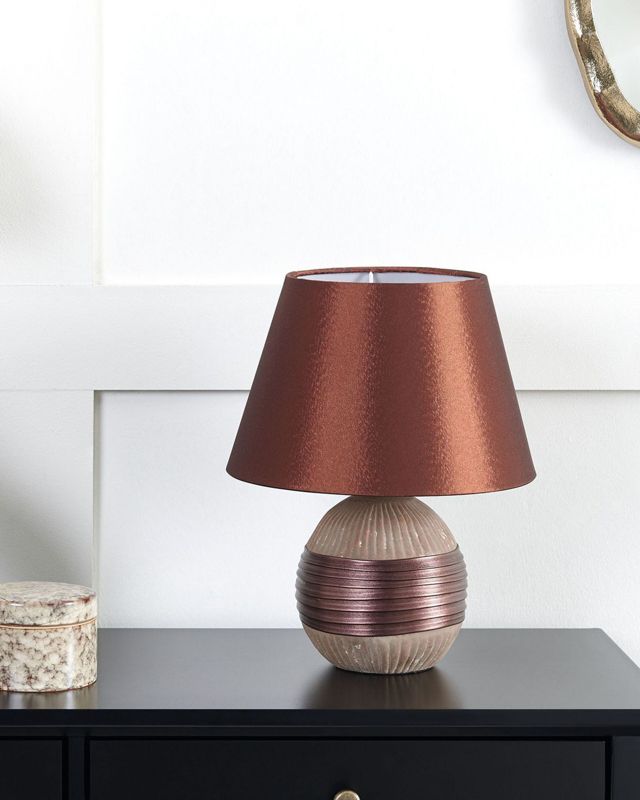 Lampa stołowa Sado Brązowy 1 szt.