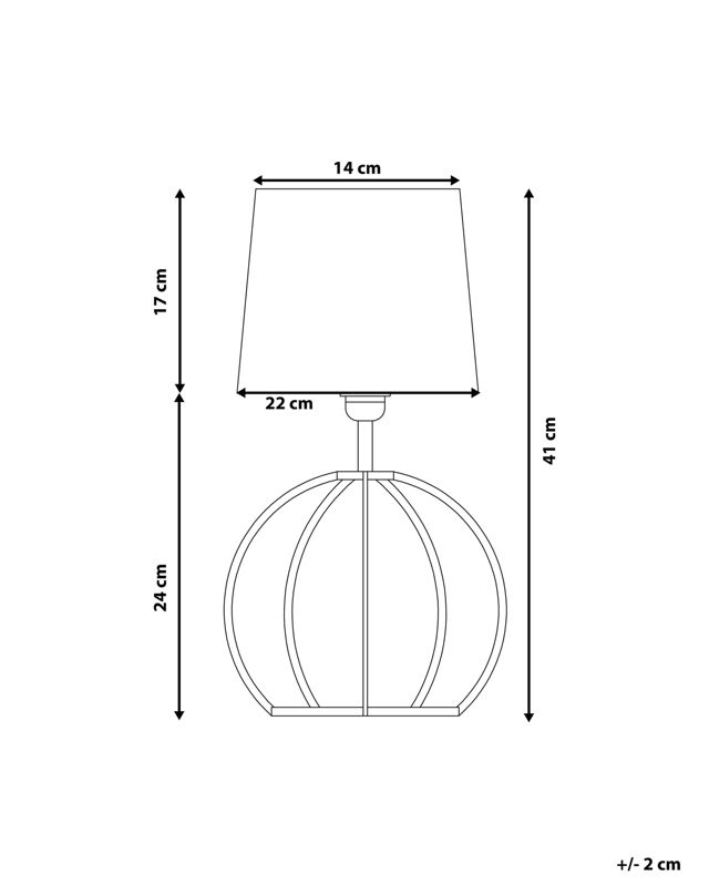 Lampa stołowa Samo Biały 1 szt.