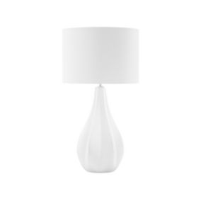 Lampa stołowa Santee Złamana biel 1 szt.