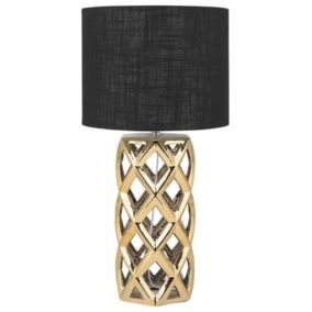 Lampa stołowa Selja Ceramika Złoty 1 szt.