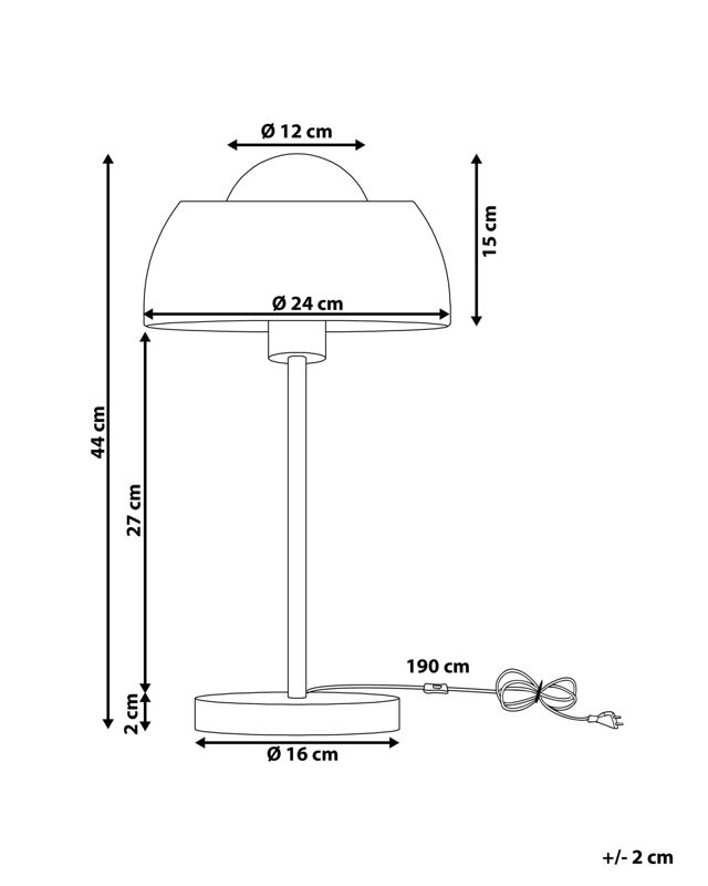 Lampa stołowa Senette Metal Złoty 1 szt.