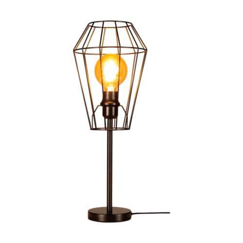 Lampa Stołowa SPOT Light 1xE27 Max.25W Subtelna Czerń w Nowoczesnym Stylu, Polski Producent, 1 szt.