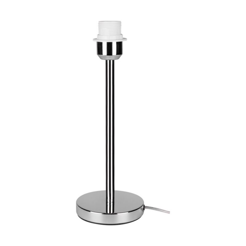 Lampa Stołowa SPOT Light 1xE27 Max.40W Chromowana Podstawa z Srebrnym Abażurem, Polski Producent, 1 szt.