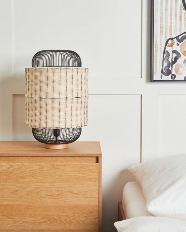Lampa stołowa Tanganyika Rattan Naturalny 1 szt.