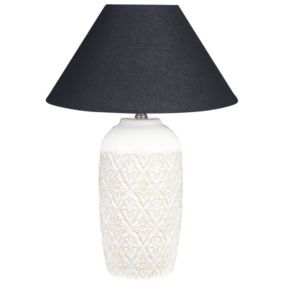 Lampa stołowa Telire Ceramika Kremowy 1 szt.