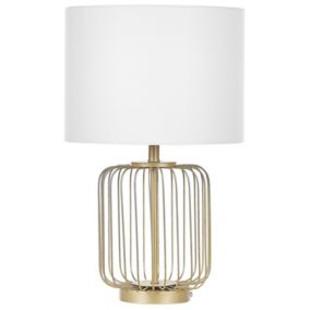 Lampa stołowa Thouet Metal Złoty 1szt.