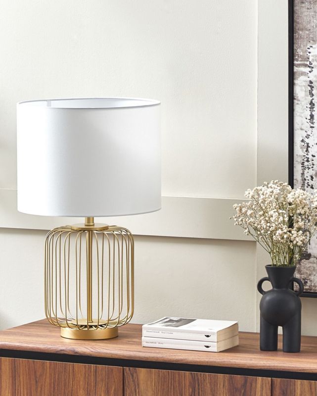 Lampa stołowa Thouet Metal Złoty 1szt.