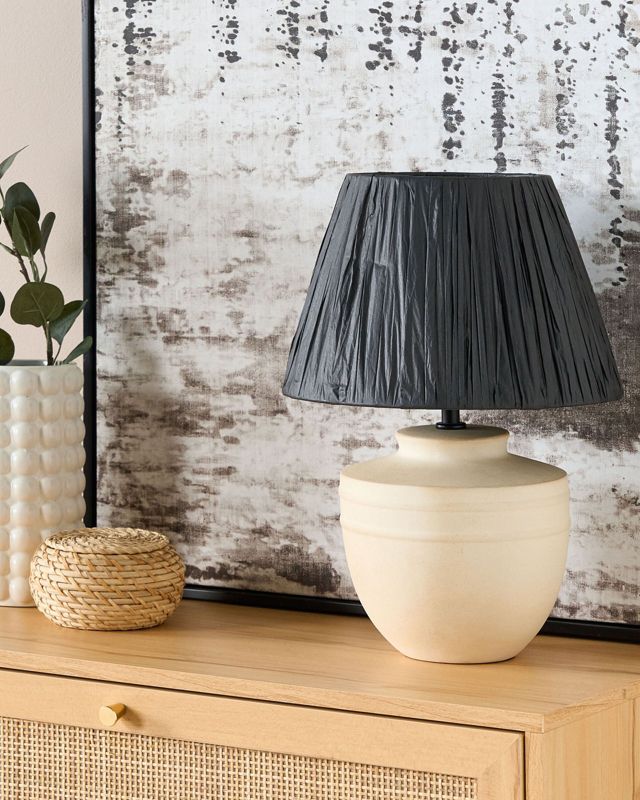 Lampa stołowa Tigre Ceramika Beżowy 1szt.