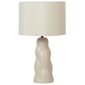 Lampa stołowa Vilar Ceramika Beżowy 1 szt.