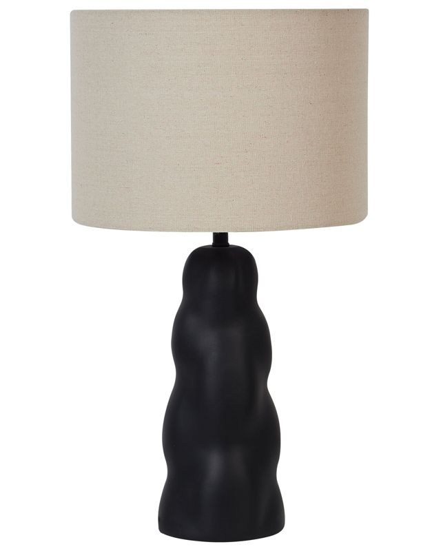 Lampa stołowa Vilar Ceramika Czarny 1 szt.