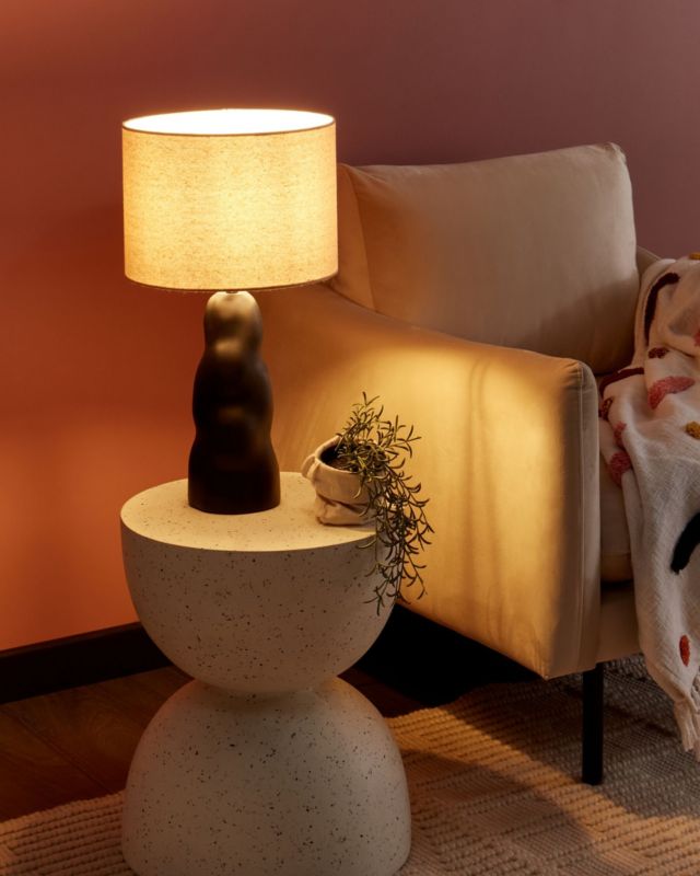 Lampa stołowa Vilar Ceramika Czarny 1 szt.