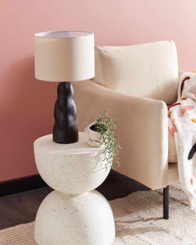Lampa stołowa Vilar Ceramika Czarny 1 szt.
