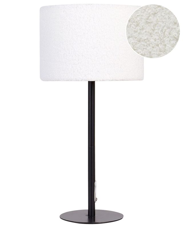 Lampa stołowa Vinazco Boucle Biały 1 szt.