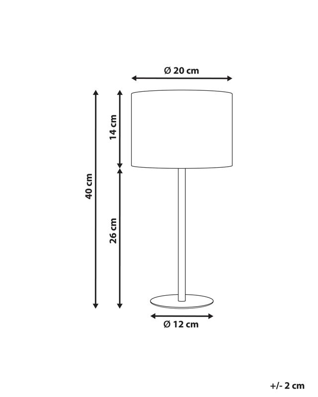 Lampa stołowa Vinazco Boucle Biały 1 szt.
