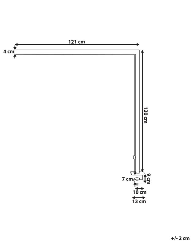 Lampa stołowa Volans Czarny 1 szt.