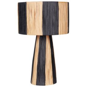 Lampa stołowa Welmel Plecionka Czarny 1 szt.