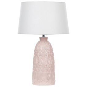 Lampa stołowa Zarima Ceramika Różowy 1 szt.