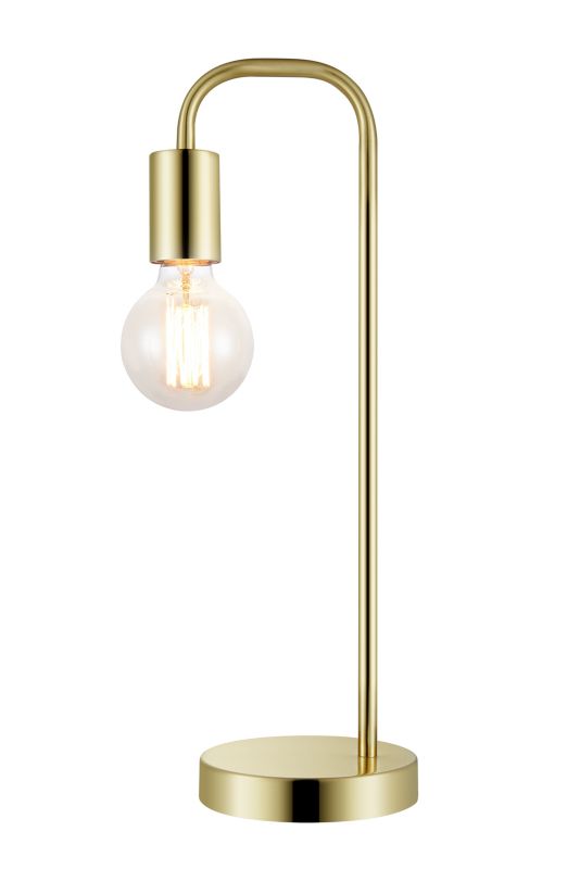 Lampa stojąca Ghlin 1-punktowa E27 złota