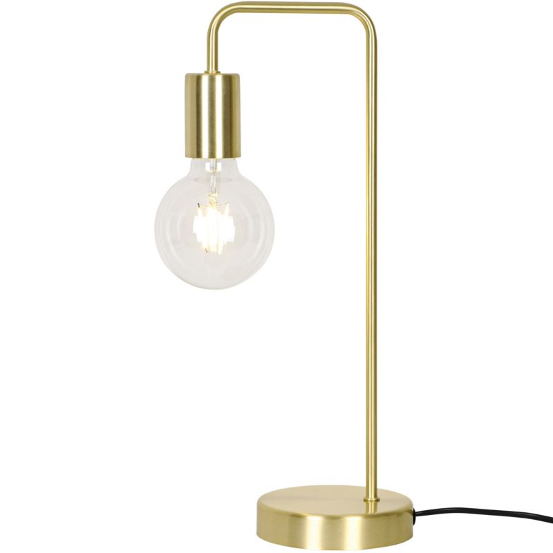 Lampa stołowa Ghlin 1-punktowa E27 Złota