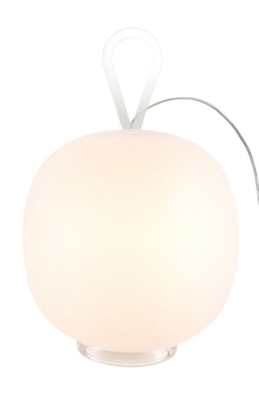 Lampa stołowa GoodHome Armanty 1-punktowa E27 biała