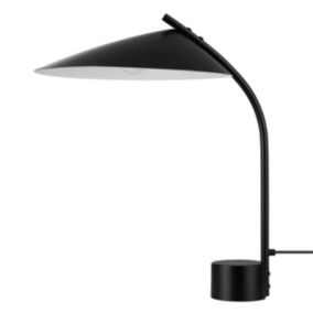 Lampa stołowa GoodHome Bindarri 1-punktowa E27 czarna