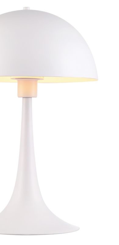 Lampa stołowa GoodHome Buzzell Touch 1-punktowa E27 biała