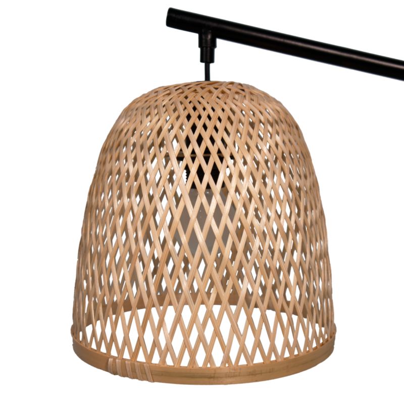 Lampa stołowa GoodHome Calume 1-punktowa E14 bambus